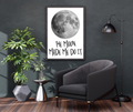 The Moon Made Me Do It A4 Wall Print