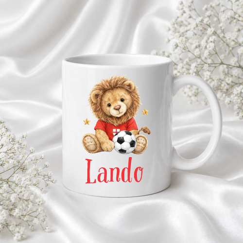Adorable Little Bear Personalised England Mug