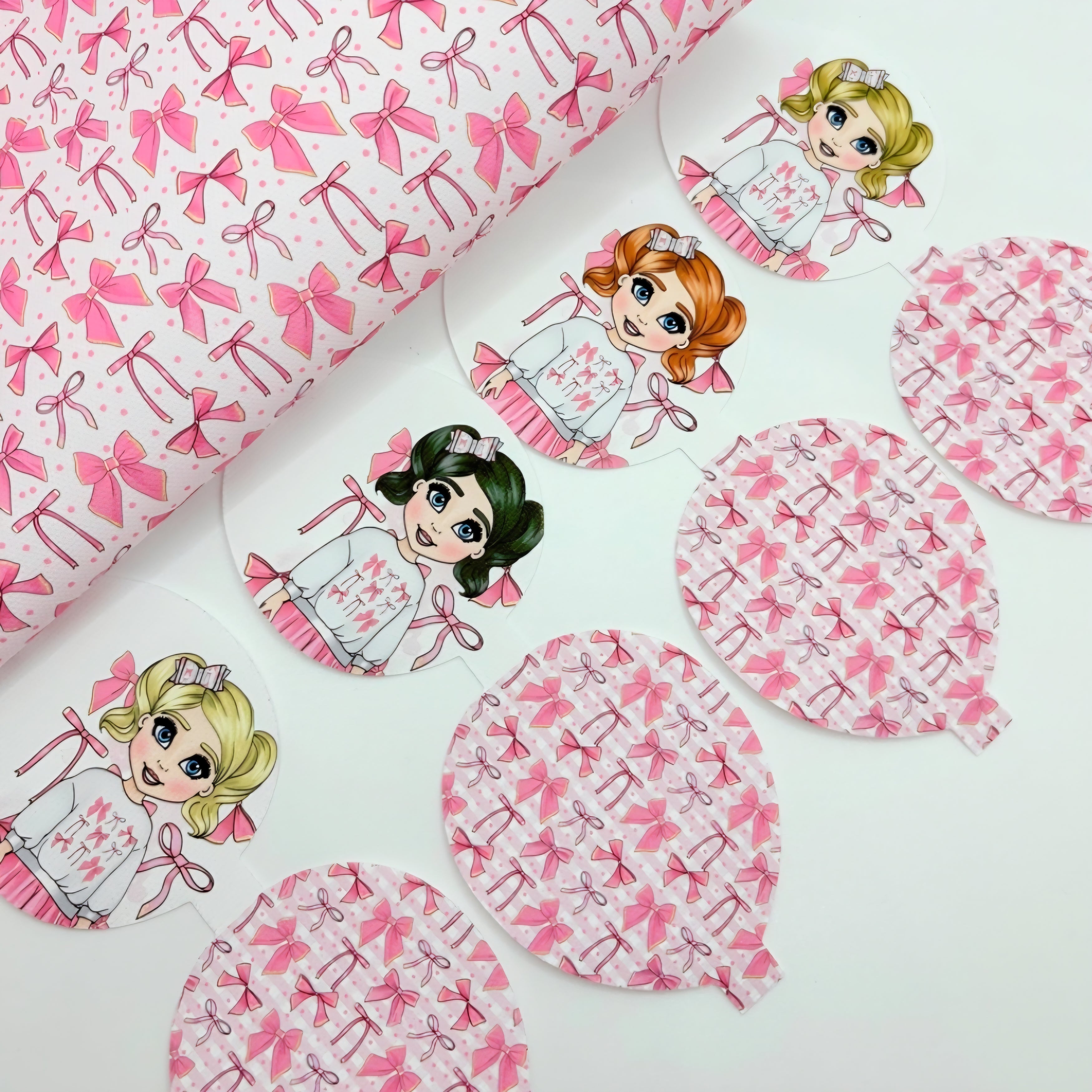 Pink Coquette Girlie Bow