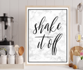 Shake It Off Kitchen Wall Print A4