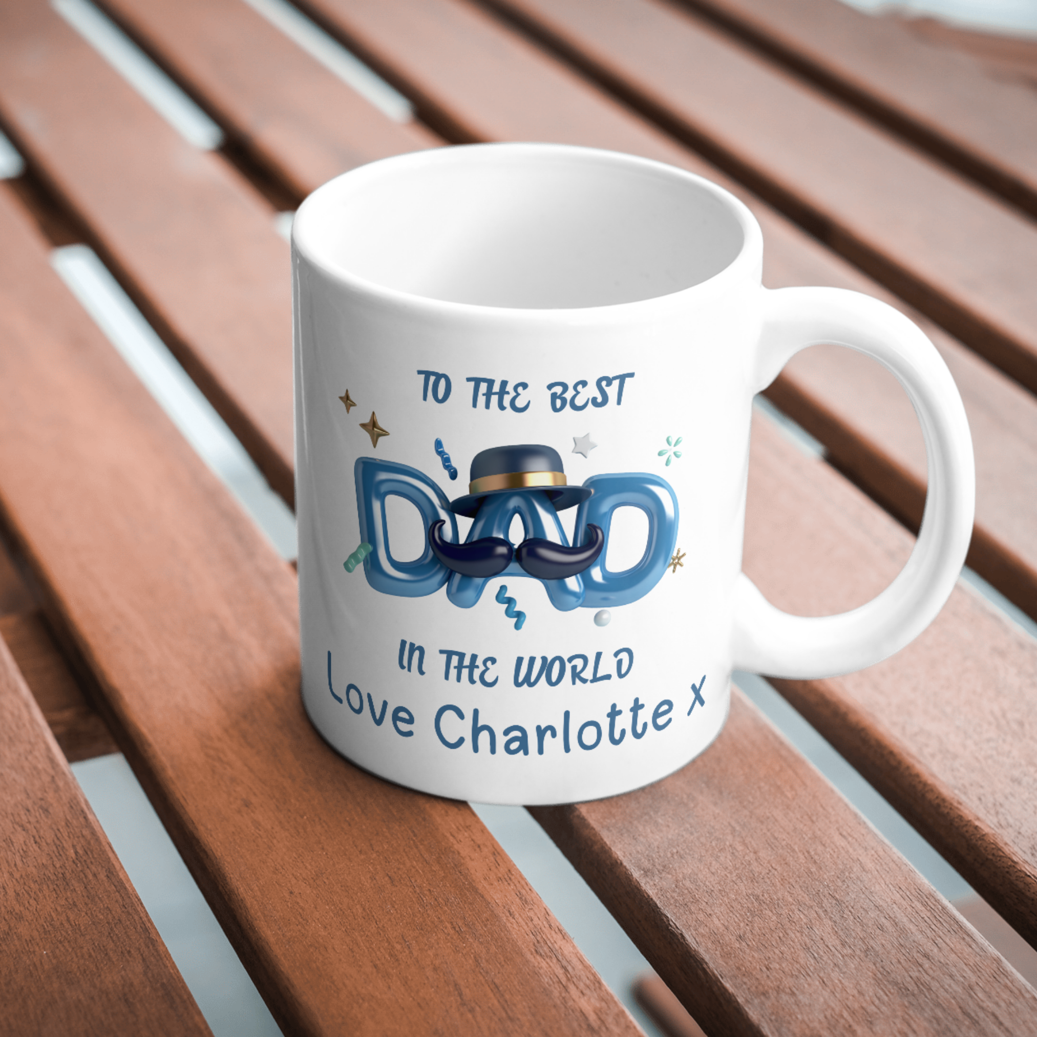 Personalised Best Dad Mug