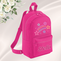 Personalised Pink Shooting Star Mini Backpack