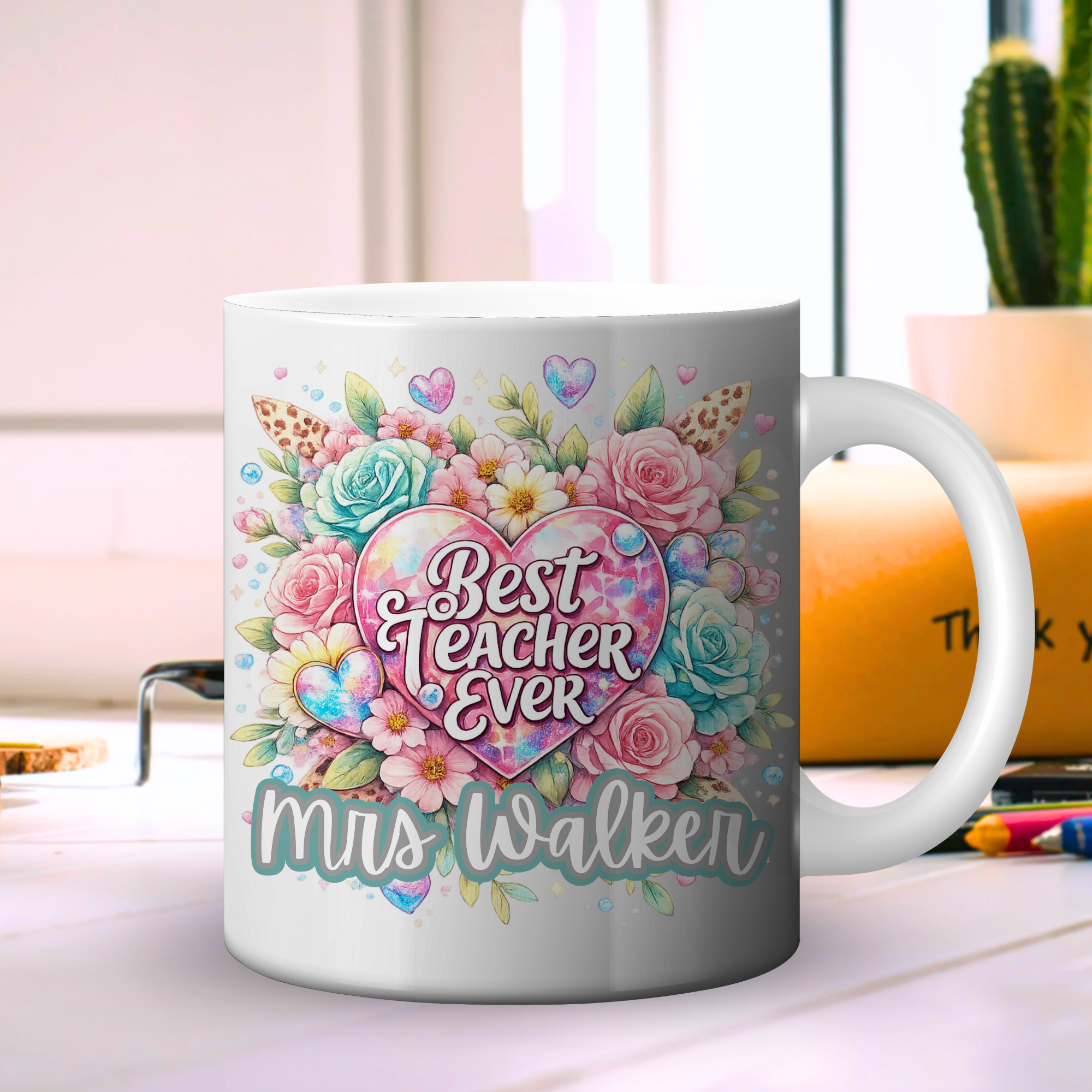 Personalised Best Teacher Mug