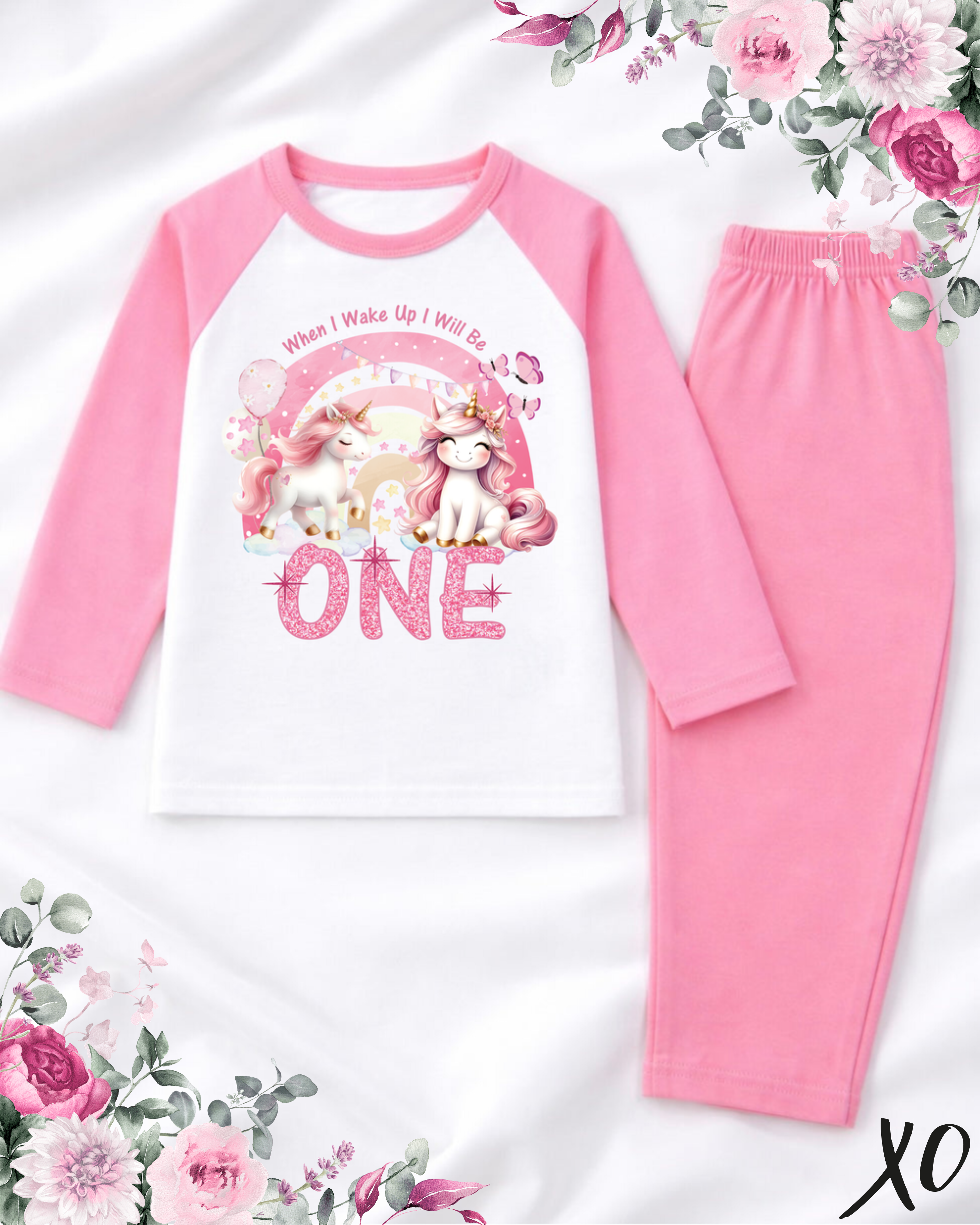 When I Wake Up I'll Be Pink Unicorn Pjs